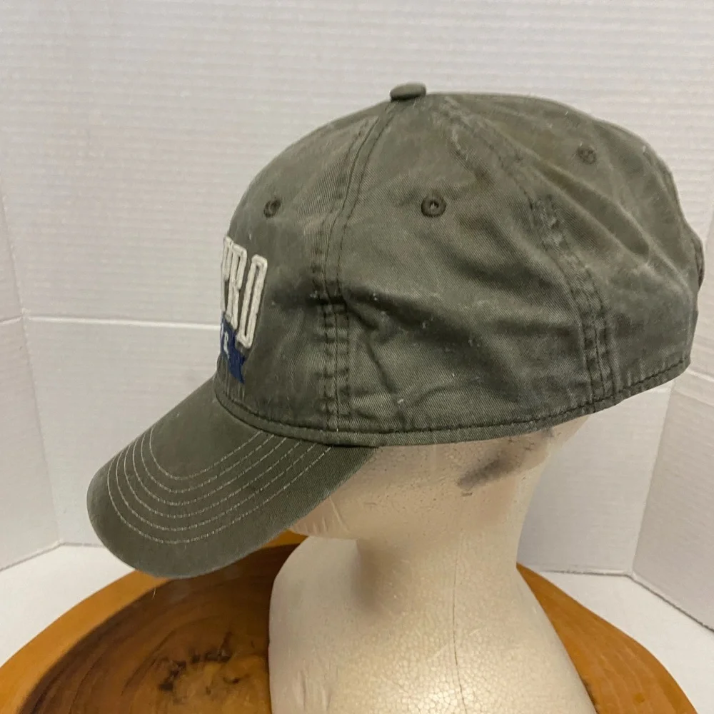 Retro BASS PRO Shops Olive Camo Green Canvas Cap